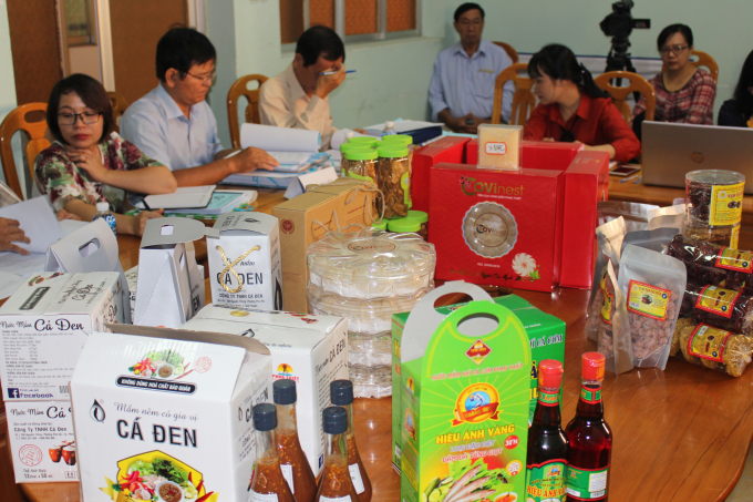 Các sản phẩm OCOP của TP Phan Thiết, tỉnh Bình Thuận. Ảnh: KS.