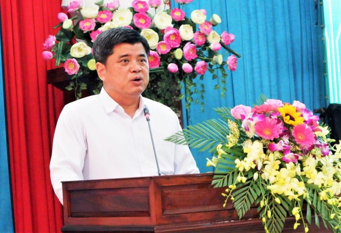 Thứ Trưởng Bộ NN-PTNT Trần Thanh Nam phát biểu tại hội nghị. Ảnh: Lê Hoàng Vũ.