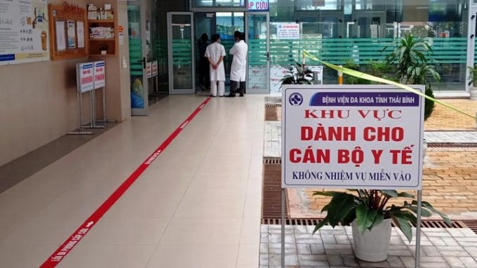 Bệnh viện Đa khoa tỉnh Thái Bình, nơi bệnh nhân Th. đang điều trị. Ảnh: MT.