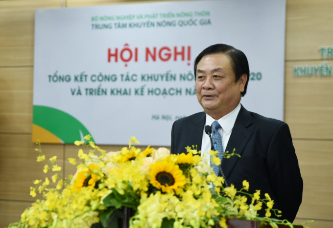 Thứ trưởng Bộ NN-PTNT Lê Minh Hoan phát biểu chỉ đạo tại hội nghị. Ảnh: Tùng Đinh.