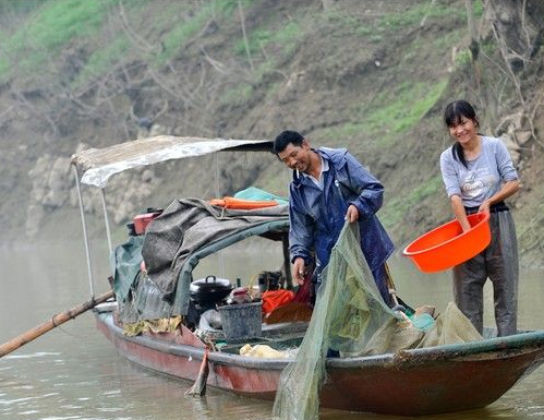 Đa số ngư dân có sinh kế đánh bắt trên sông Dương Tử đã từ bỏ nghề và được tái định cư, chuyển đổi nghề nghiệp. Ảnh: China.org
