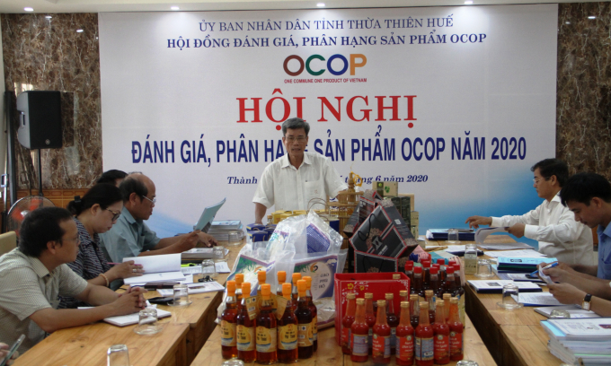 Nhiều sản phầm nông nghiệp nông thôn ở Thừa Thiên- Huế đã trở thành sản phẩm OCOP chất lượng cao. Ảnh: Tiến Thành.