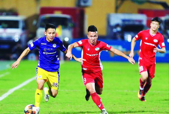 Hà Nội và Viettel có nhiều cầu thủ chất lượng ở các cấp độ trẻ. Ảnh: Tienphong.