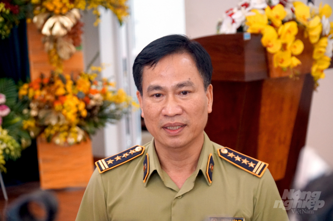 Cục trưởng Cục Quản lý thị trường TP.HCM Trương Văn Ba - Ảnh: Nguyễn Thủy.