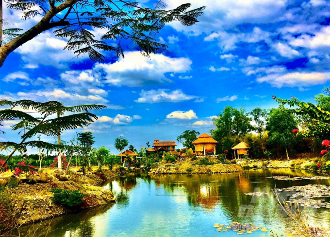 Nhiều nhà vườn ở Long Khánh mạnh dạn đầu tư hàng tỉ đồng để hồi sinh mô hình du lịch vườn, chờ đón du khách mùa du lịch xuân Tân Sửu. Ảnh: MS.