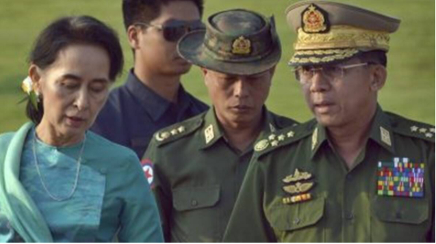 Tiến trình dân chủ tại Myanmar đã thay đổi kể từ khi nổ ra vụ bắt giữ bà Suu Kyi. Ảnh: AP