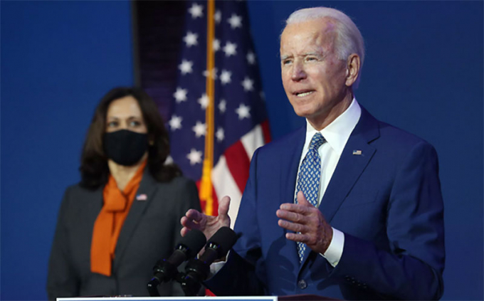 Tổng thống Joe Biden đã mô tả thực tế trên 500.000 người Mỹ tử vong vì đại dịch là 'cột mốc nghiệt ngã'. Ảnh: BBC