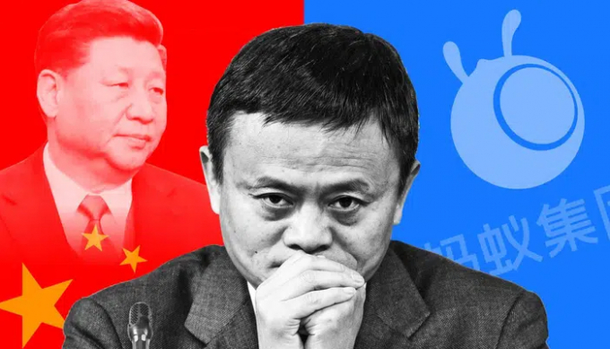 Tỷ phú Jack Ma và Alibaba, Ant Group đã trở thành tâm điểm trong đợt thắt chặt kiểm soát các công ty công nghệ của Bắc Kinh vào cuối năm ngoái. Ảnh: Financial Times
