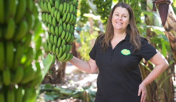 Giám đốc kinh doanh hợp tác xã chuối Sweeter Banana Doriana Mangili. Ảnh: Queensland Country Life.