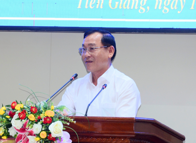 Theo ông Nguyễn Văn Vĩnh - Chủ tịch UBND tỉnh Tiền Giang, tỉnh Tiền Giang dự kiến bố trí hơn 4 nghìn tỷ đồng từ ngân sách tỉnh để đầu tư xây dựng NTM giai đoạn 2021- 2025. Ảnh: Minh Đảm.