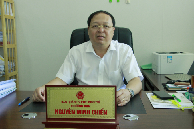 ông Nguyễn Minh Chiến, Trưởng Ban quản lý các khu Kinh tế tỉnh Bình Phước