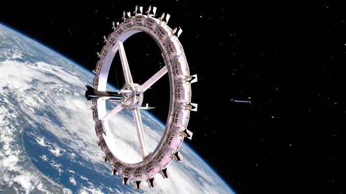 Hình ảnh Trạm Voyager - khách sạn không gian sang trọng sẽ đi vào hoạt động năm 2027.