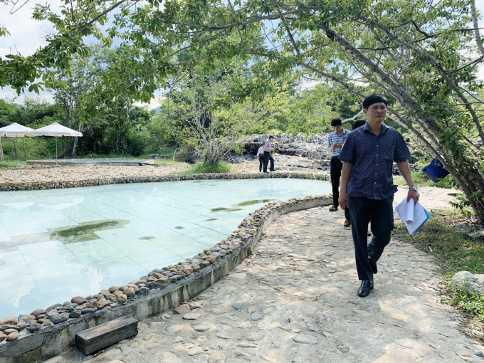 Hội đồng nhân tỉnh Khánh Hòa đã khảo sát dự án khu du lịch nước nóng Trường Xuân và nhiều lần đề nghị xử lý dự án này. Ảnh: VN.