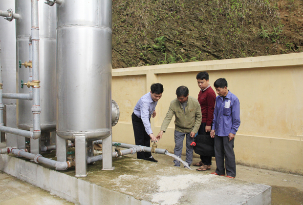 Nhiều công trình cấp nước sinh hoạt ở Hà Giang không phát huy hiệu quả. Ảnh: TL.
