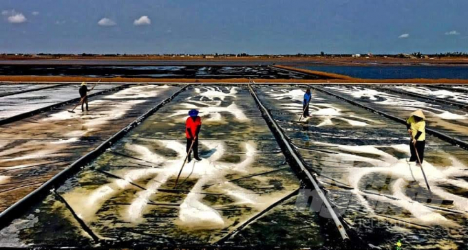 Để nghề muối tồn tại và phát triển lâu dài tỉnh Bạc Liêu cần quy hoạch vùng sản xuất muối, theo hướng đa dịch vụ...Ảnh: Phan Thanh Cường.