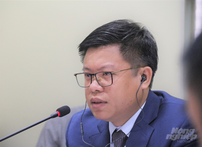 Ông Nguyễn Quốc Toản khẳng định sự tăng trưởng ổn định của nền kinh tế Việt Nam. Ảnh: Phạm Hiếu.