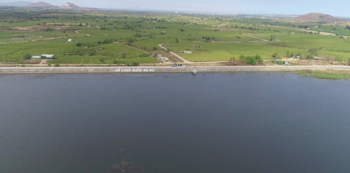 Hồ Đu Đủ của tỉnh Bình Thuận được nâng cấp từ nguồn vốn của dự án. Ảnh: H.THU.