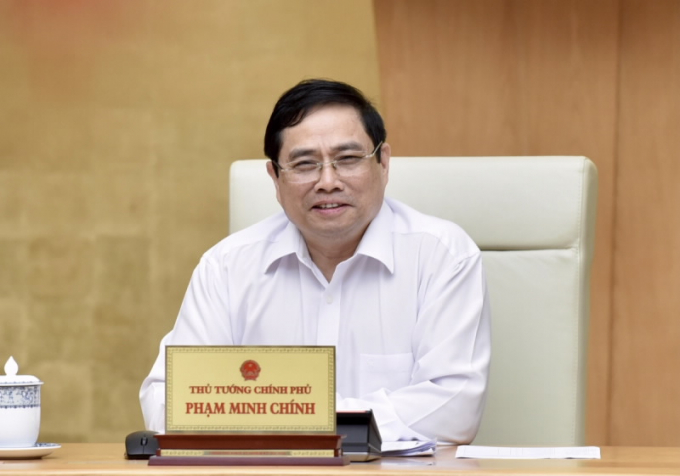 Thủ tướng Phạm Minh Chính yêu cầu Ngân hàng Nhà nước tổng hợp, phân tích dữ liệu để có đánh giá nhằm kiểm soát tín dụng vào lĩnh vực rủi ro như tín dụng bất động sản và chứng khoán. Ảnh: NHNN.