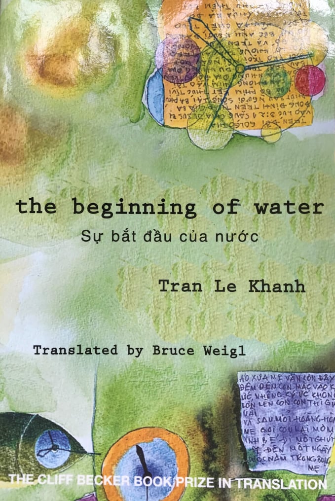 Tập thơ 'Sự bắt đầu của nước' vừa được xuất bản tại Mỹ cuối tháng 4/2021.