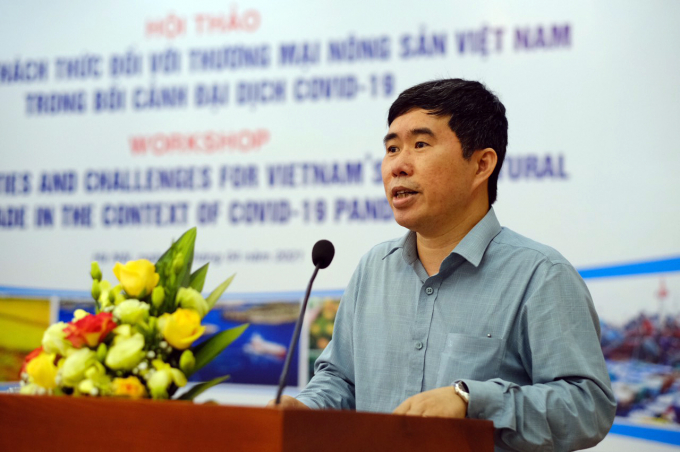 Mr. Hoang Vu Quang, Deputy Director of the Institute of Policy and Strategy for Agriculture and Rural Development. Photo: Bao Thang.