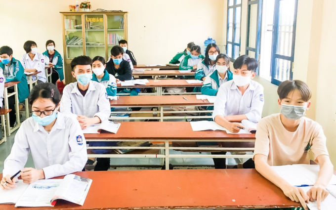 Học sinh các cấp trên địa bàn tỉnh Thái Bình nghỉ học khi có thông báo mới. Ảnh: HN.