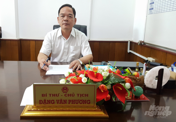 Ông Đặng Văn Phương, Bí thư Huyện ủy, Chủ tịch UBND huyện Mỹ Xuyên. Ảnh: TL.