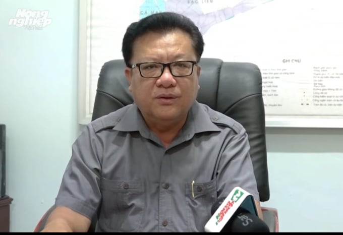 Ông Tô Quốc Nam, Phó Giám đốc Sở NN-PTNT tỉnh Cà Mau