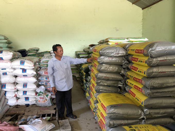 Hiện giá các mặt hàng phân bón trên địa bàn tỉnh Bình Thuận tăng mạnh. Ảnh: KH.