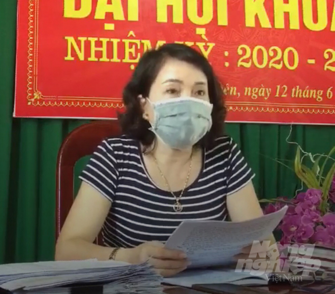 Bà Lê Thị Dung, Giám đốc Trung tâm không hoàn thành nhiệm vụ chuyên môn và công tác Đảng.