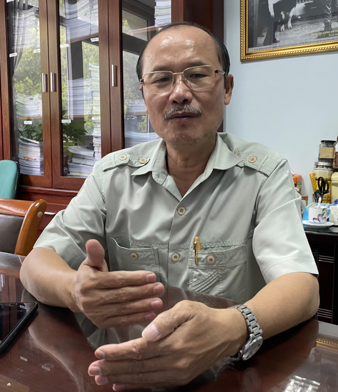 Phó Cục trưởng Cục Chăn nuôi Nguyễn Văn Trọng. Ảnh: Nguyên Huân.