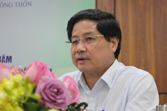 Thứ trưởng Bộ NN-PTNT Lê Quốc Doanh đề nghị Cục Bảo vệ thực vật trong 6 tháng cuối năm 2021 tập trung đẩy mạnh cấp mã số vùng trồng và mở cửa thị trường. Ảnh: Nguyên Huân.