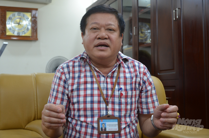 Nguyen Manh Phuong, Director of the Hanoi Plant Protection and Cultivation Sub-Department. Photo: Duong Dinh Tuong.