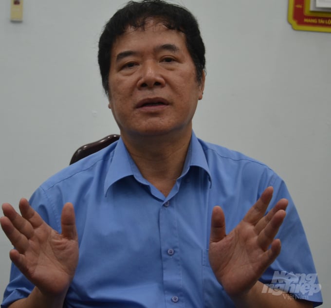 Ông Lê Văn Dũng, Phó Giám đốc Sở NN-PTNT tỉnh Vĩnh Phúc. Ảnh: Dương Đình Tường.