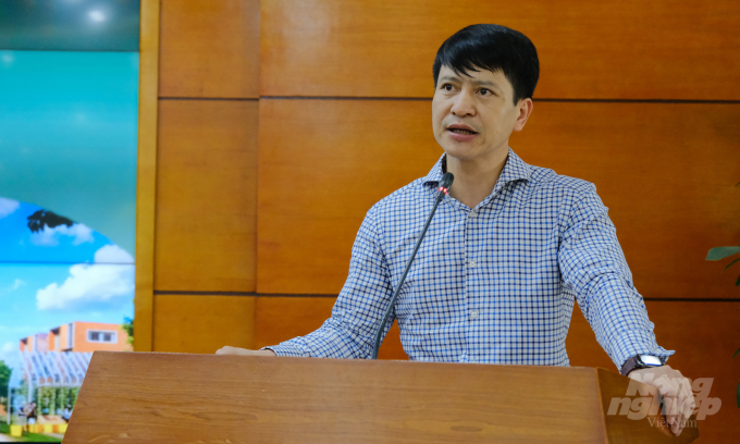 Ông Nguyễn Minh Tiến, Chánh Văn phòng Điều phối Nông thôn mới Trung ương cho rằng cần đẩy mạnh CĐS trong xây dựng NTM, dù đây là lĩnh vực mới mẻ. Ảnh: Bảo Thắng.