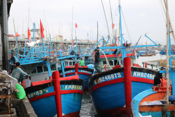 Các tàu đánh bắt thủy sản xa bờ ở Khánh Hòa, Phú Yên nhiều năm nay không vi phạm vùng biển nước ngoài. Ảnh: KS.