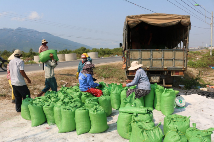 Tỉnh Khánh Hòa đã phê duyệt đề án để phát triển nghề muối bền vững, nâng cao thu nhập cho diêm dân. Ảnh: KS.