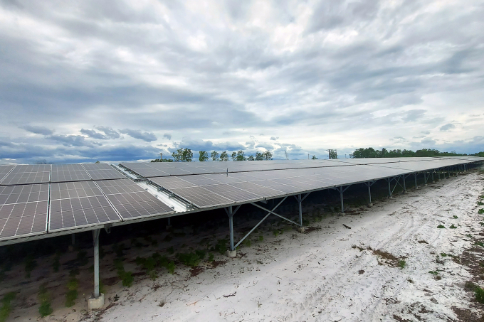 Sản xuất điện mặt trời trong các trang trại nông nghiệp tại Thừa Thiên Huế là chủ yếu; nông nghiệp là thứ yếu Ảnh: VD.