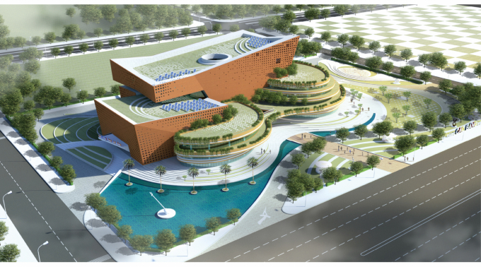 Mô hình bảo tàng gần 400 tỷ của tỉnh Cao Bằng. Ảnh: Tư liệu.