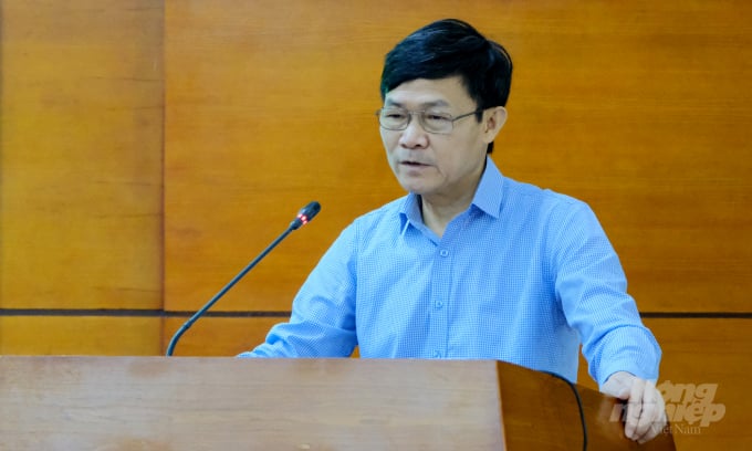 Ông Nguyễn Văn Tỉnh, Tổng cục trưởng Tổng cục Thủy lợi. Ảnh: Bảo Thắng.