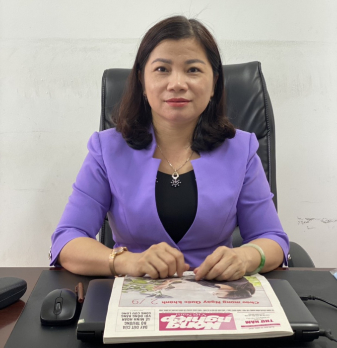 Bà Lê Thị Ánh Tuyết, Phó Giám đốc Sở NN-PTNT Bình Phước. Ảnh: Trần Trung.