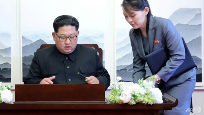 Bà Kim Yo Jong hiện là cố vấn chính sách quan trọng cho người anh trai- nhà lãnh đạo Kim Jong- un. Ảnh: AP