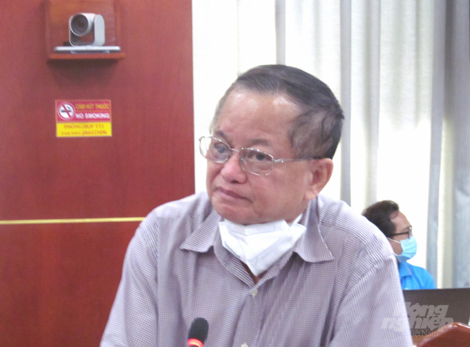 Ông Lê Văn Quang, Tổng Giám đốc Tập đoàn Thủy sản Minh Phú. Ảnh: Trọng Linh.