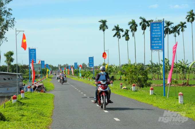 Đến nay toàn tỉnh An Giang có trên 60/116 xã được công nhận đạt chuẩn xã NTM. Ảnh: Lê Hoàng Vũ.