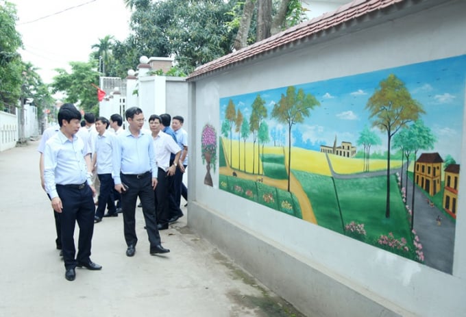 Đoàn thẩm định Nông thôn mới nâng cao của tỉnh Vĩnh Phúc tiến hành thẩm định xã Liên Châu, huyện Yên Lạc thực hiện tiêu chí nông thôn mới nâng cao năm 2020.