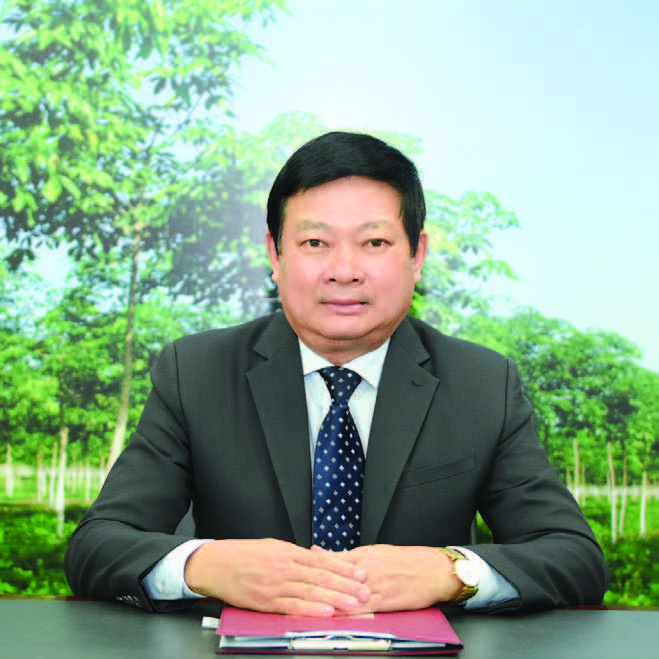 Ông Huỳnh Văn Bảo, Tổng Giám đốc Tập đoàn Công nghiệp Cao su Việt Nam. Ảnh: Thanh Sơn.
