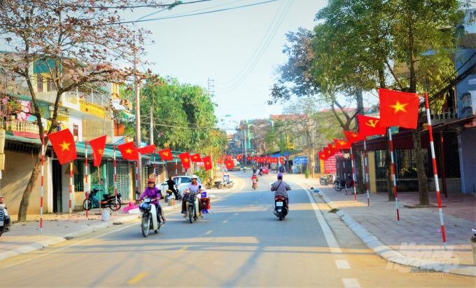 Thành phố Tuyên Quang được Thủ tướng Chính phủ công nhận đạt chuẩn NTM. Ảnh: Đào Thanh.