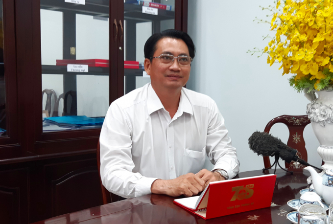 Vice Chairman of Tra Vinh Provincial People's Committee Nguyen Quynh Thien. Photo: Minh Dam.