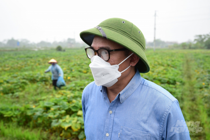Ông Nguyễn Như Cường, Cục trưởng Cục Trồng trọt nhấn mạnh các địa phương cần tập trung phát triển diện tích rau vụ đông theo kế hoạch, tập trung vào các loại rau ngắn ngày. Ảnh: Tùng Đinh.