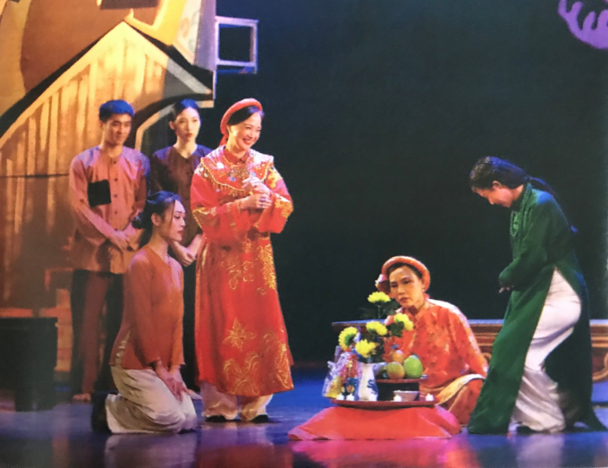 Vở kịch 'Chén thuốc độc' tái dựng trên sân khấu Nhà hát Lớn Hà Nội.
