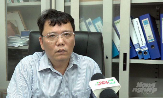 Ông Ngô Xuân Nam, Phó Giám đốc Văn phòng SPS Việt Nam trả lời phỏng vấn Báo Nông nghiệp Việt Nam. Ảnh: Bảo Thắng.